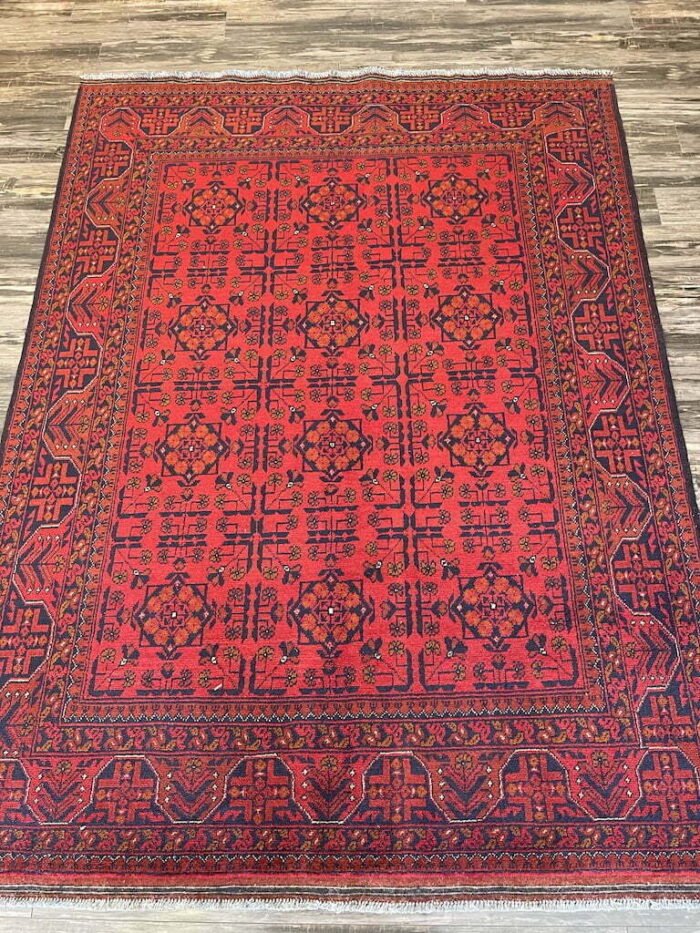 6.5X5 WOOL AFGHAN KAL MOHAMMADI RUG Rug Stores in San Francisco