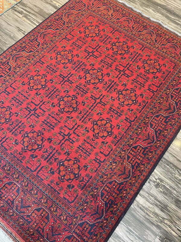 6.5X5 WOOL AFGHAN KAL MOHAMMADI RUG Rug Stores in San Francisco