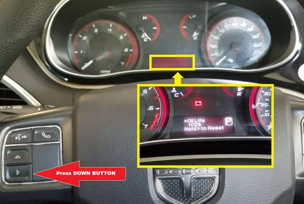 HOW TO RESET Dodge Dart Oil Change Required Reminder