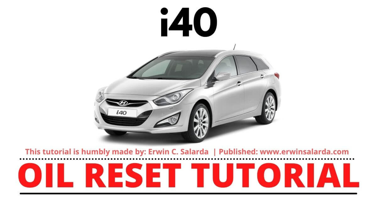 How To Reset: Hyundai I40 Oil Service Required - Erwin Salarda