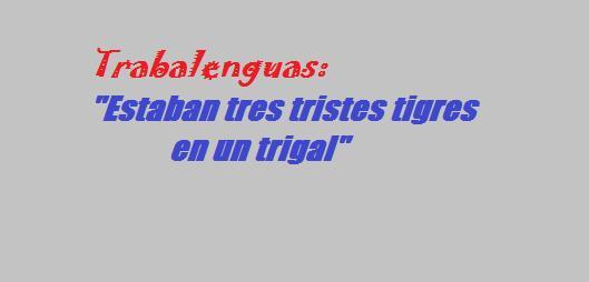 que tipo de texto es el trabalenguas???? Brainly.lat