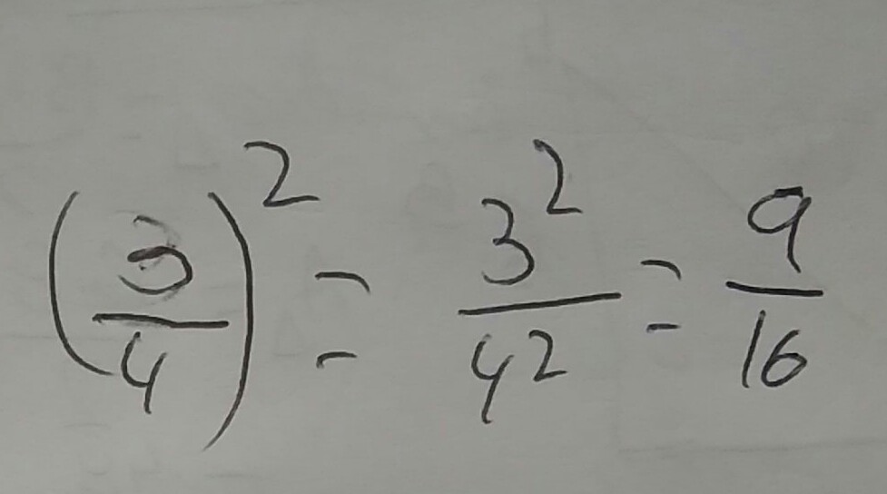 cual es el resultado de (3/4) elevado ala 2 Brainly.lat