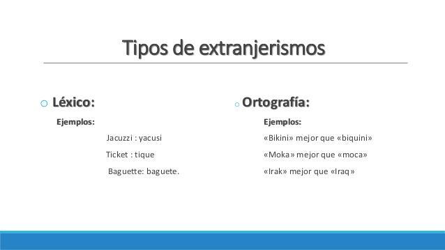 10 Palabras Extranjeras No Adaptadas Al Español Ejemplos Colección de