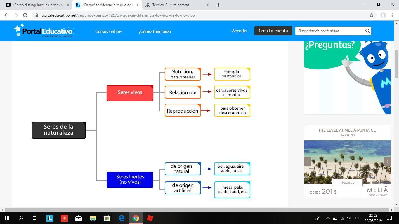 distinguimos a un ser vivo de uno no vivo? Brainly.lat