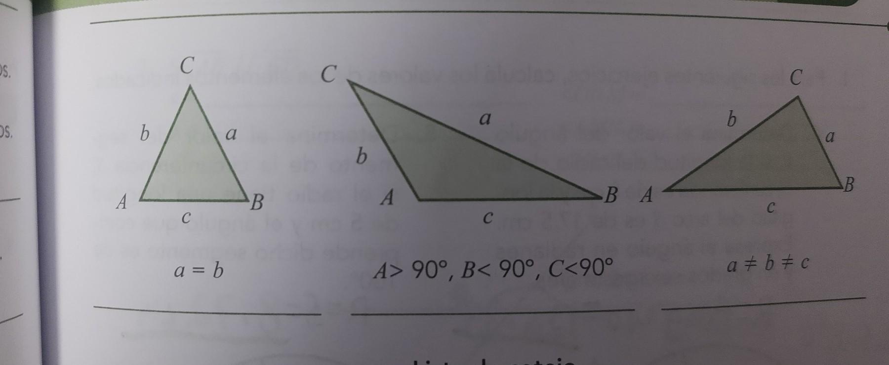 3. De acuerdo con las especificaciones descritas en cada