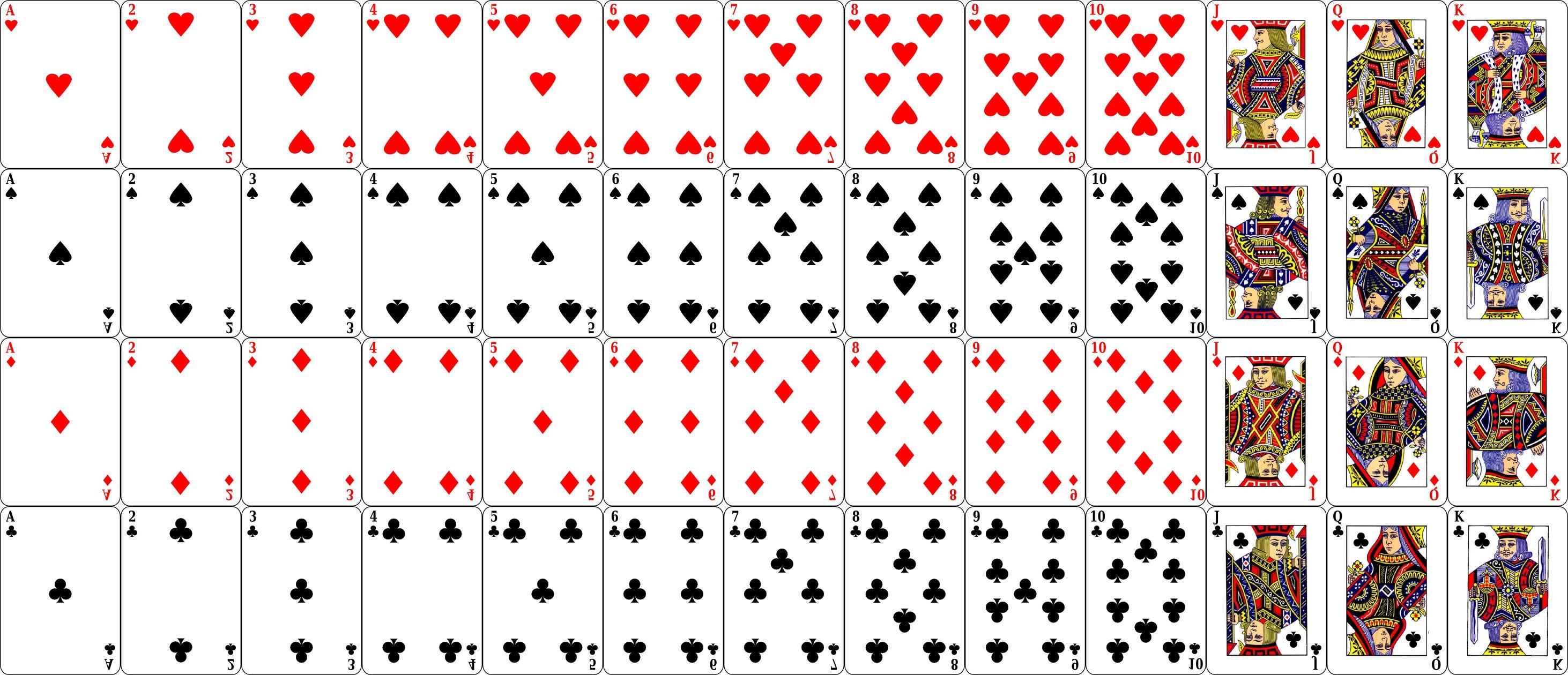 De una baraja de 52 cartas, ¿cuál es la probabilidad de
