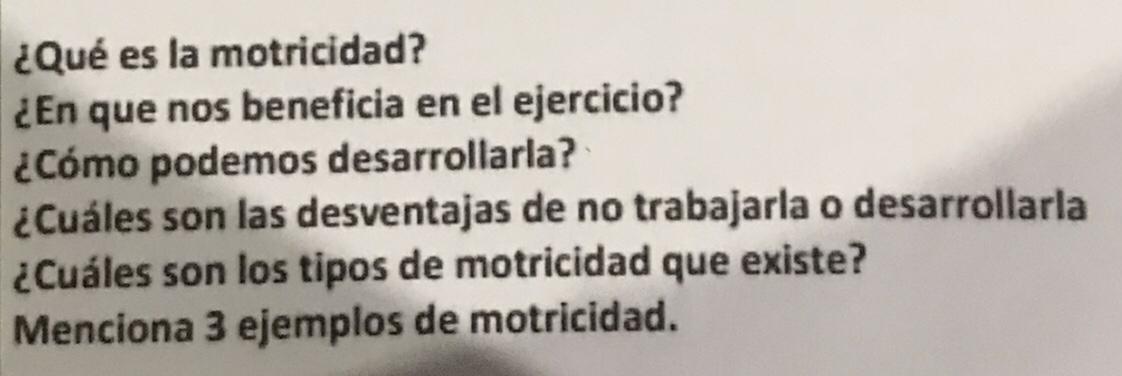 Que es la motricidad? En qué nos beneficia en el ejercicio