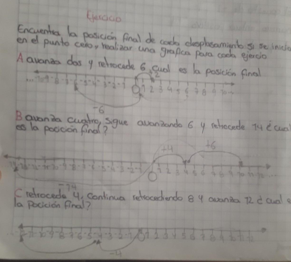 Me ayudan con estos tres puntos.tema Los números enteros