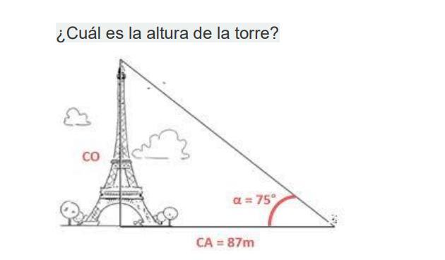 ¿Cuál es la altura de la torre?. Brainly.lat
