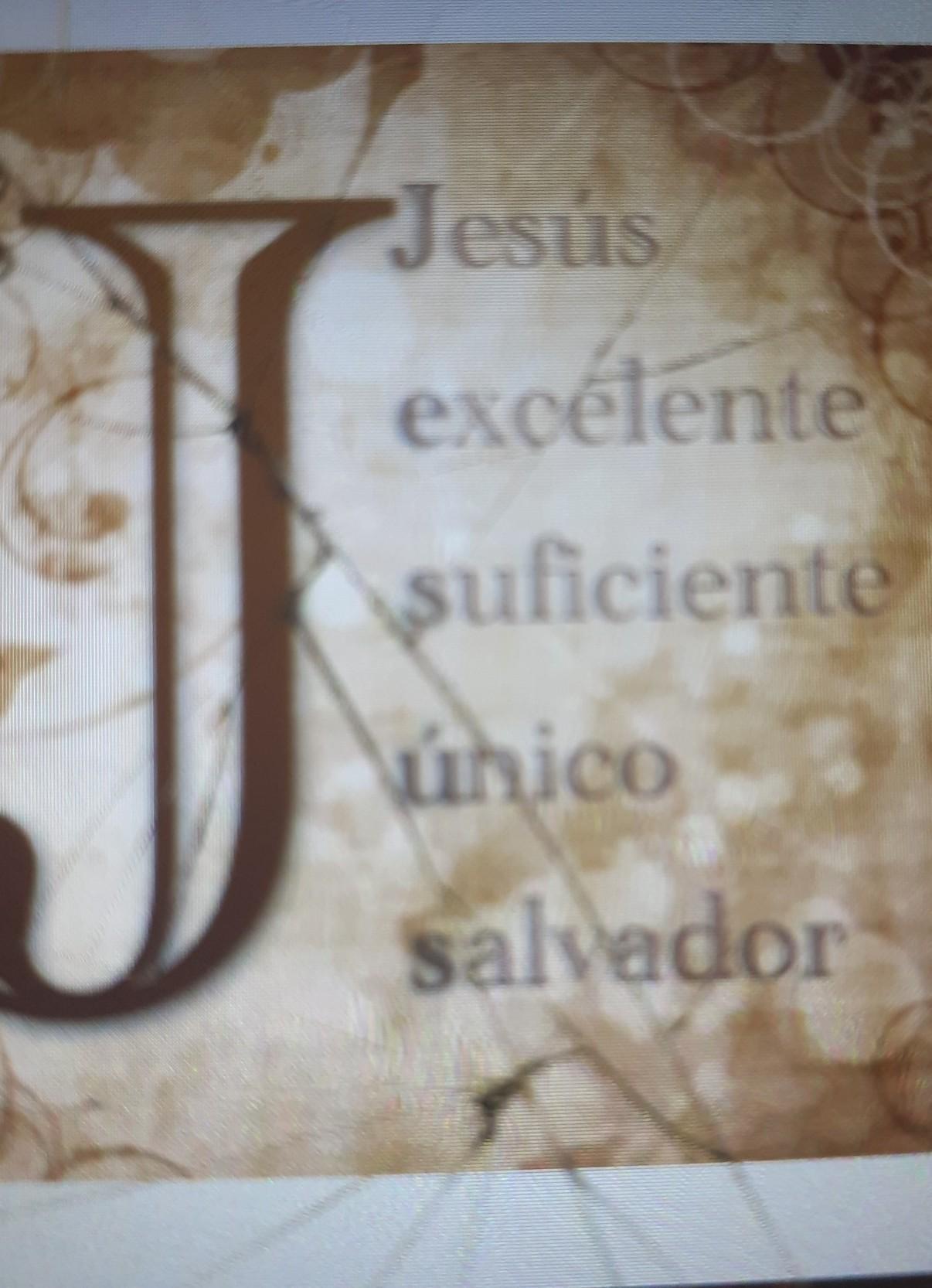 Díganme un acrostico con la palabra Jesús funda la iglesia