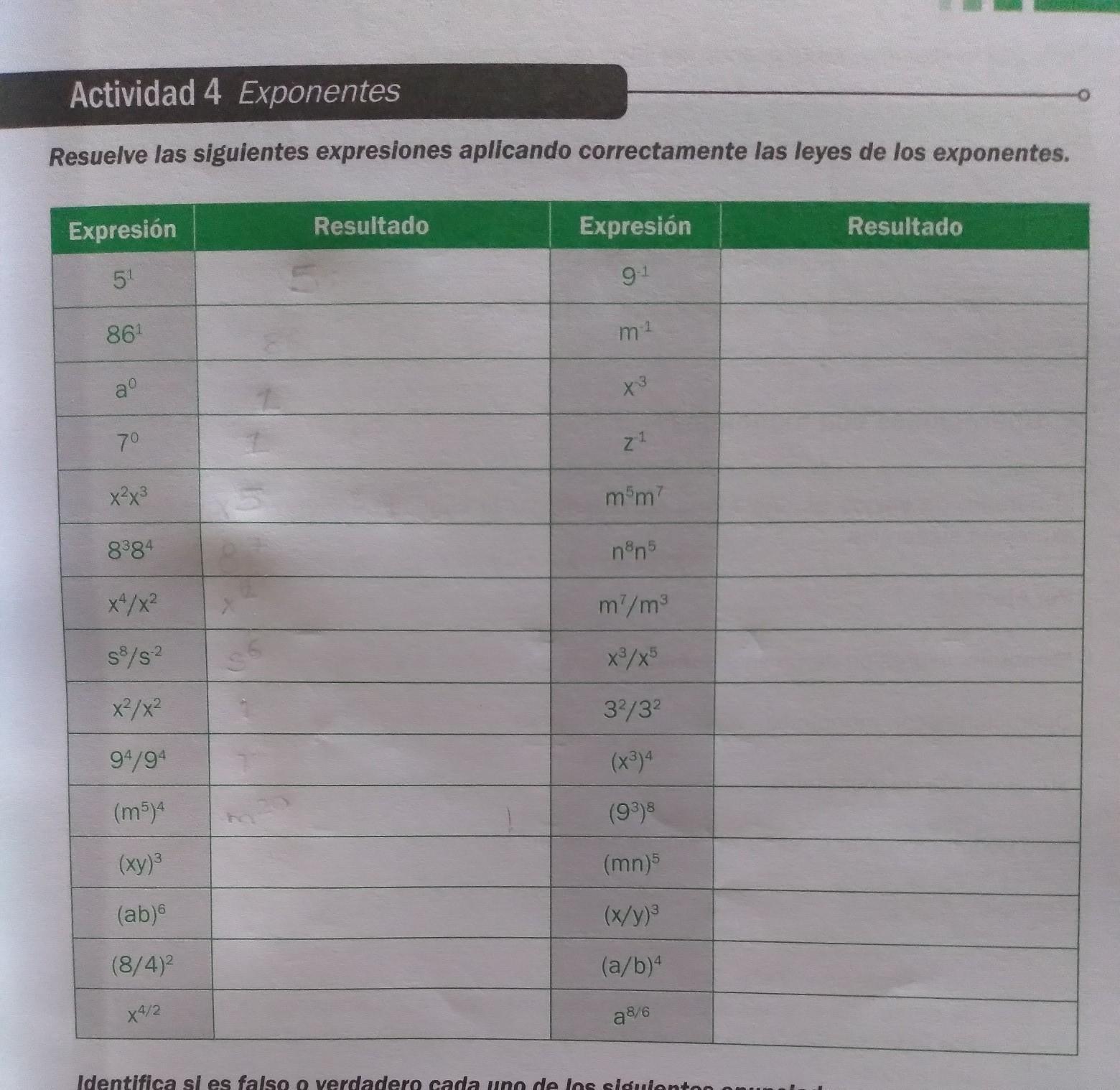 Google las siguientes expresiones aplicando correctamente