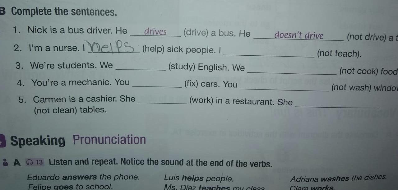 por favor es para hoy del libro cambridge for DGB second