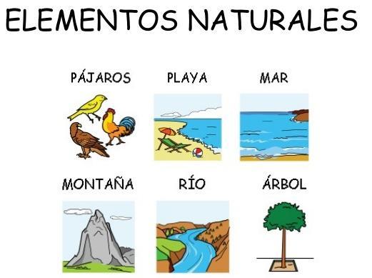 cuales son los elementos naturales Brainly.lat