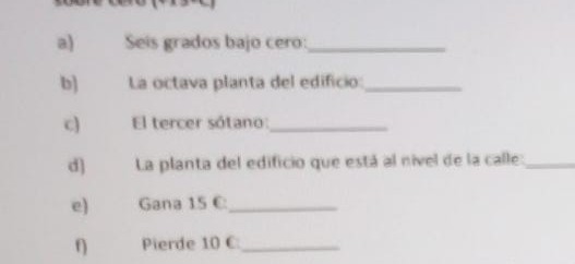 AyudaSeis grados bajo cero________La octava planta del edificio que