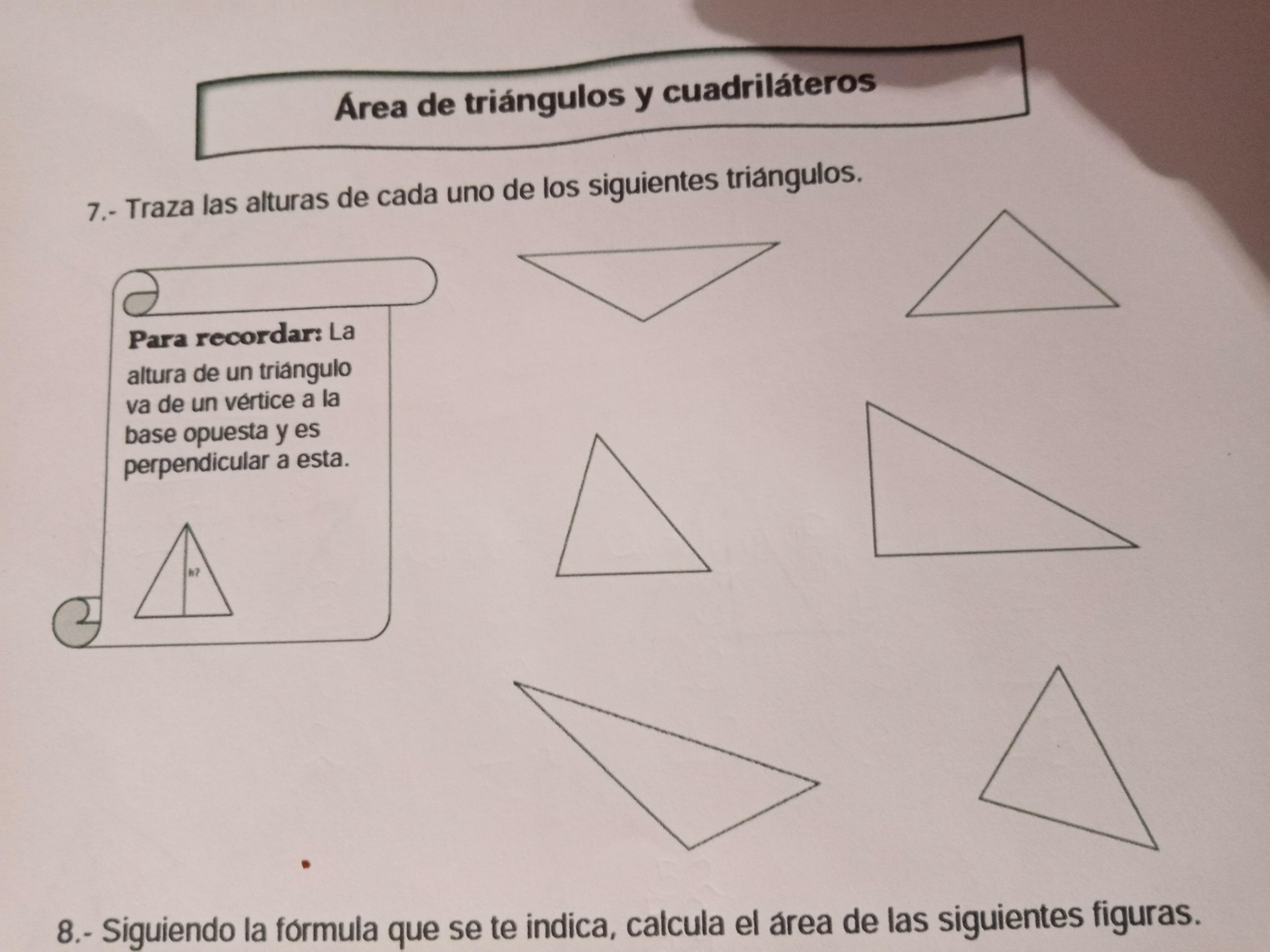 Como se trazan las alturas de los siguientes triángulos? Doy 20 puntos Brainly.lat