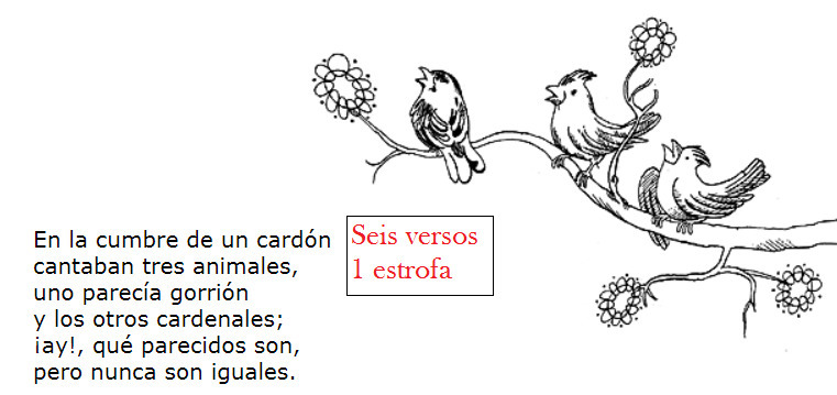 ¿CUANTOS VERSOS TIENE ESTA COPLA? Y COMO LOS SUBRAYO EN LA