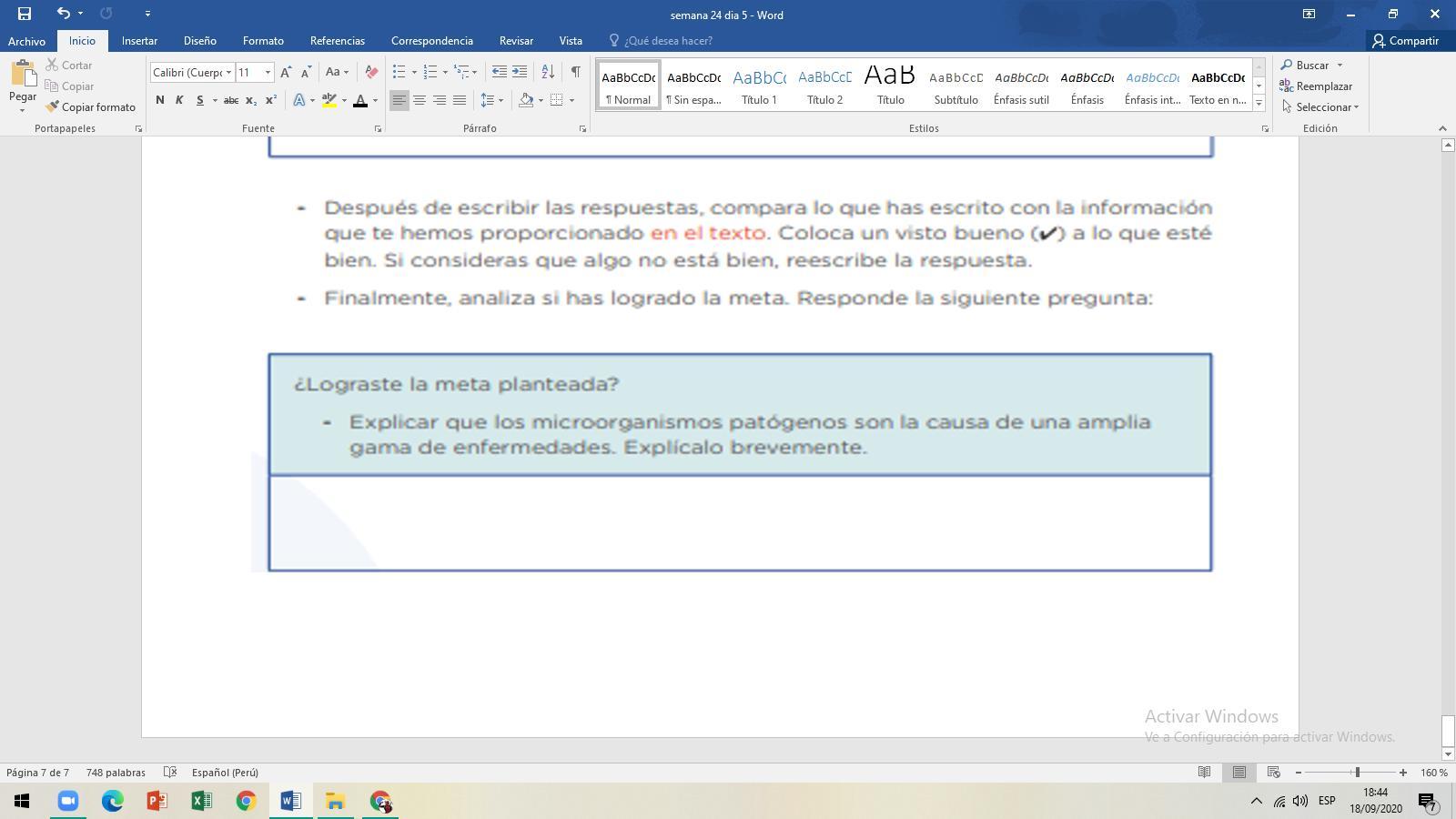 Responde las siguientes preguntas. Escribe SÍ o NO en cada