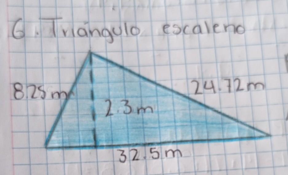cómo sacar el área de un triángulo escaleno Brainly.lat