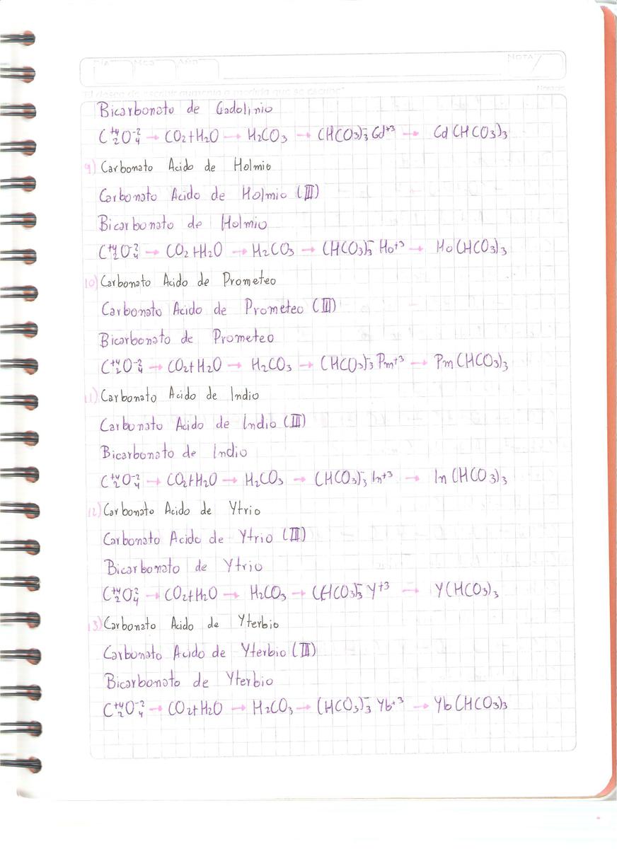 20 ejercicios de oxisales neutras 5 sales oxisal... Brainly.lat