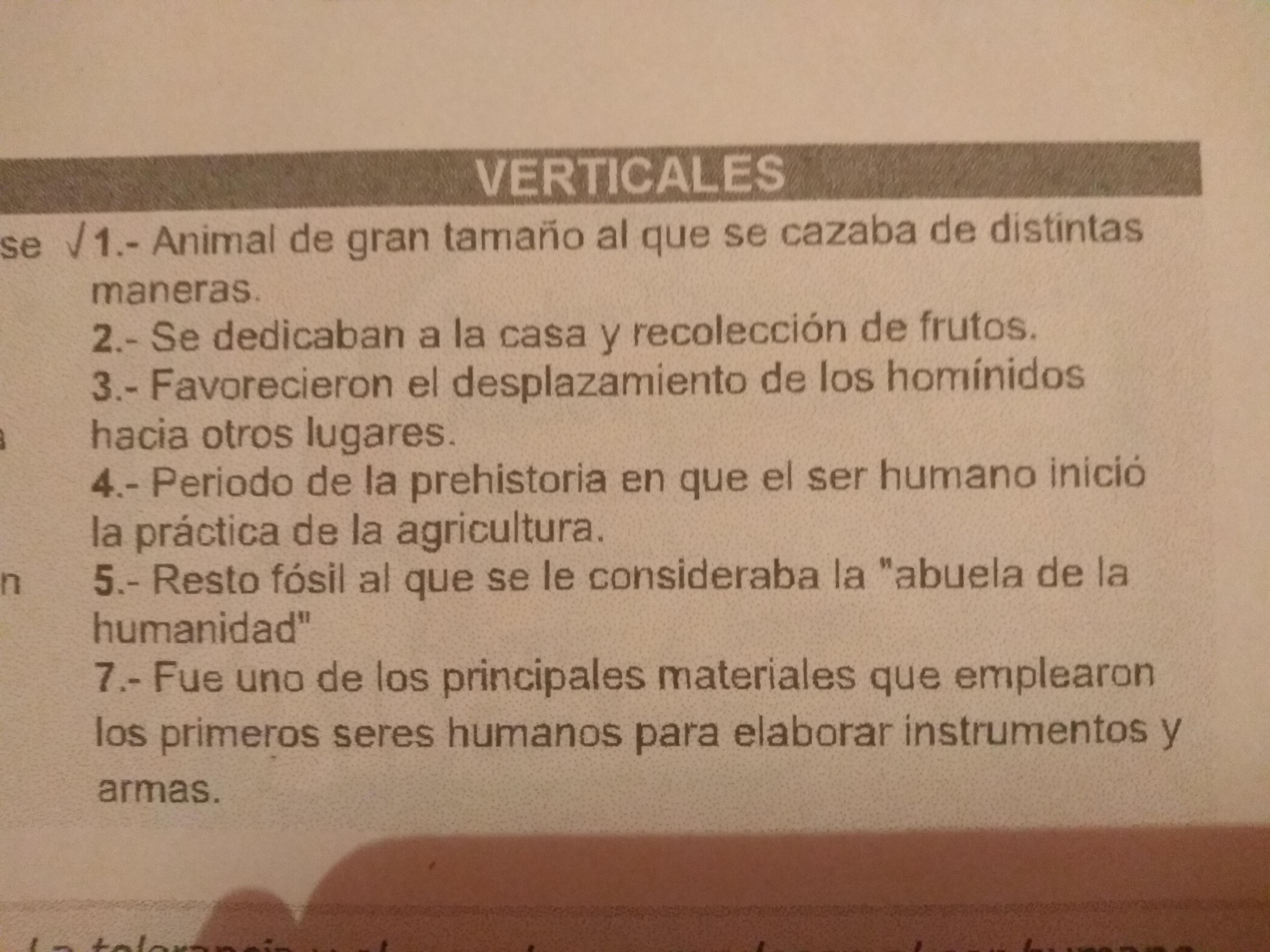 Quienes se dedicaban a la caza y recolección de frutos en la