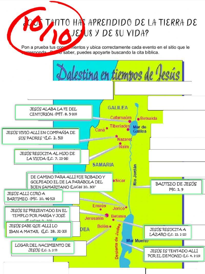 Palestina En Tiempos De Jesús Mapa Conceptual El Pais Y La Sociedad