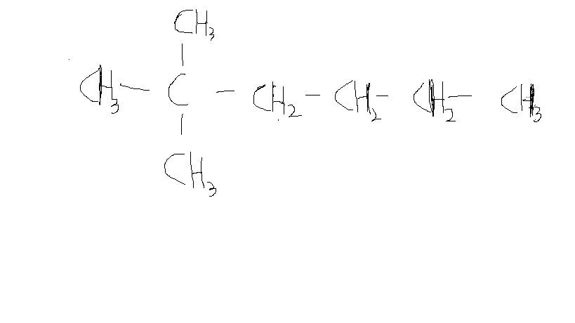 ¿Cuál es la estructura del isomero 2,2dimetilhexano ? Brainly.lat