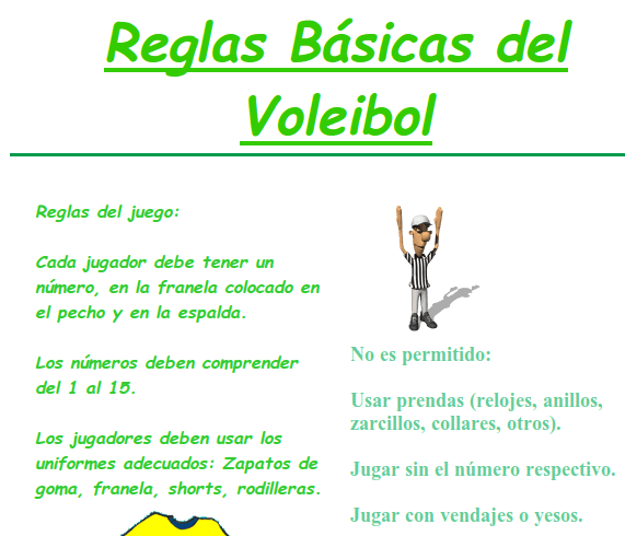 fundamentos del voley y reglas basicas Brainly.lat