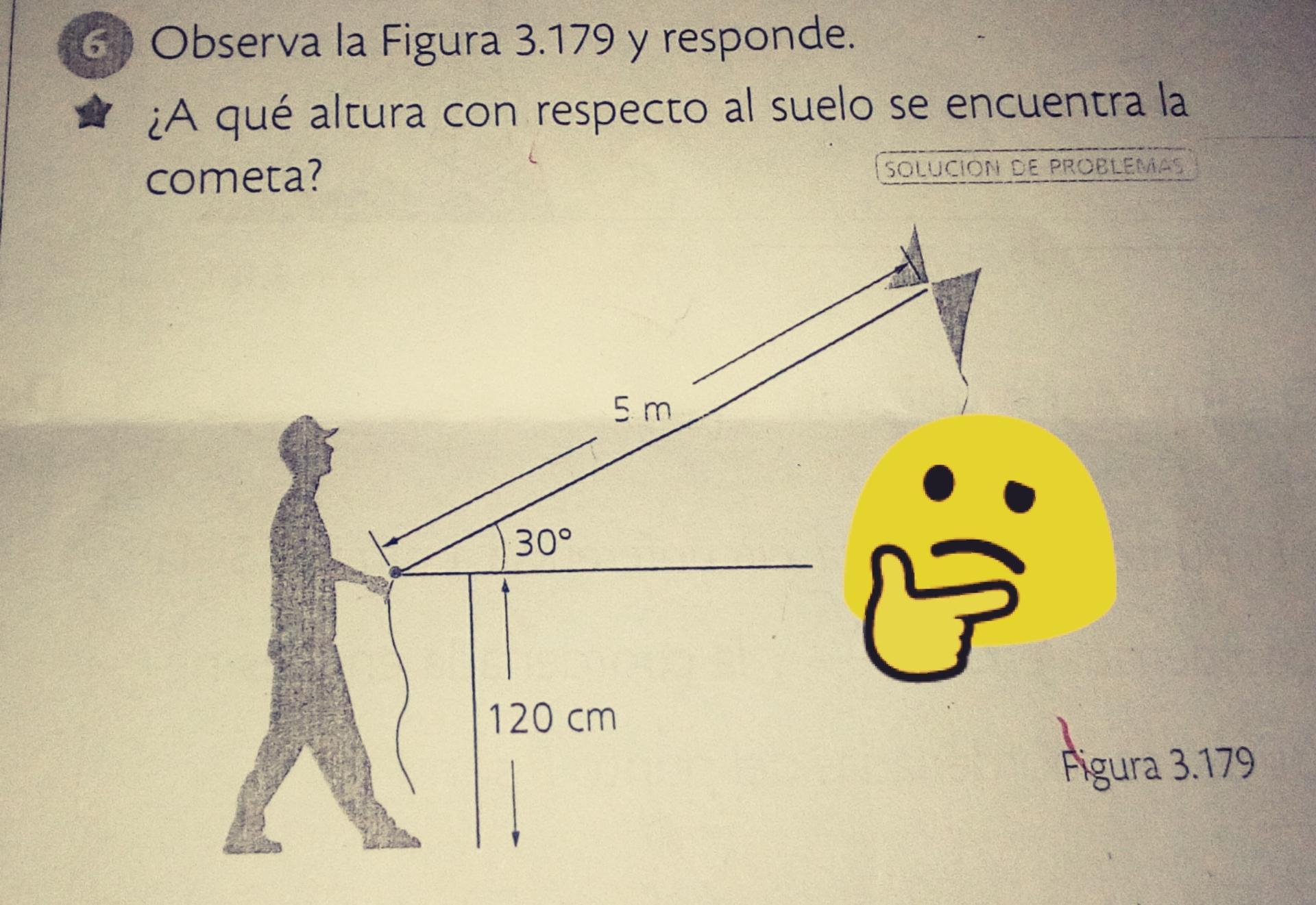 Observa la figura 3.179 y responde A que altura con