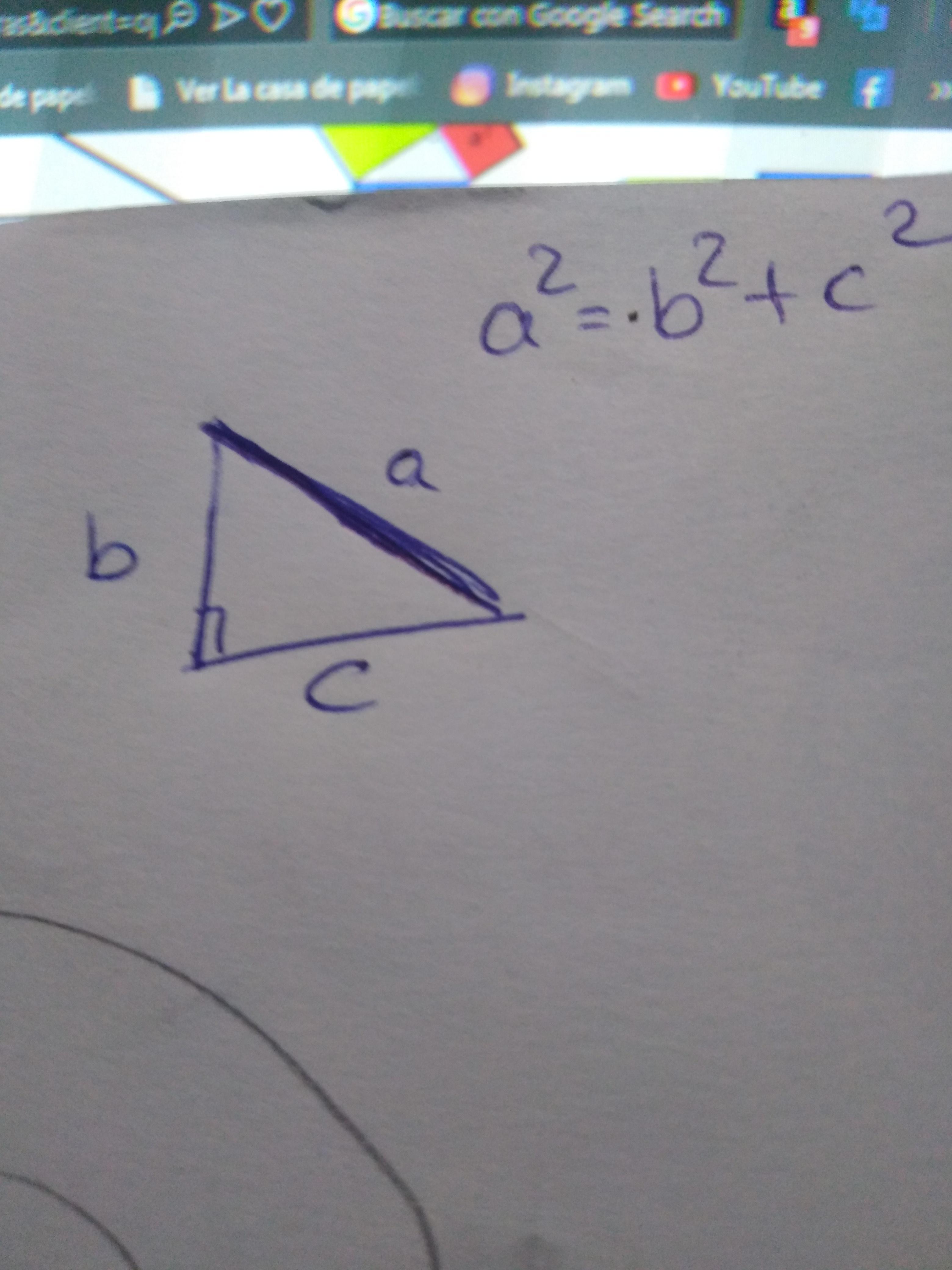 como hacer el teorema de pitagoras Brainly.lat