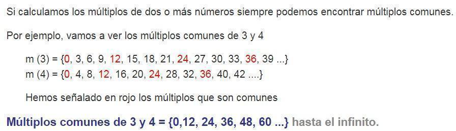 CUALES SON LOS MULTIPLOS COMUNES DE 6 Y 8 Brainly.lat