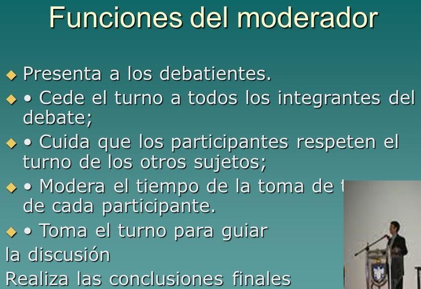 es quien controla los turnos de exposición durante un