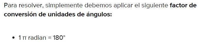 ¿A cuántos grados equivalen π/9 radianes? Brainly.lat