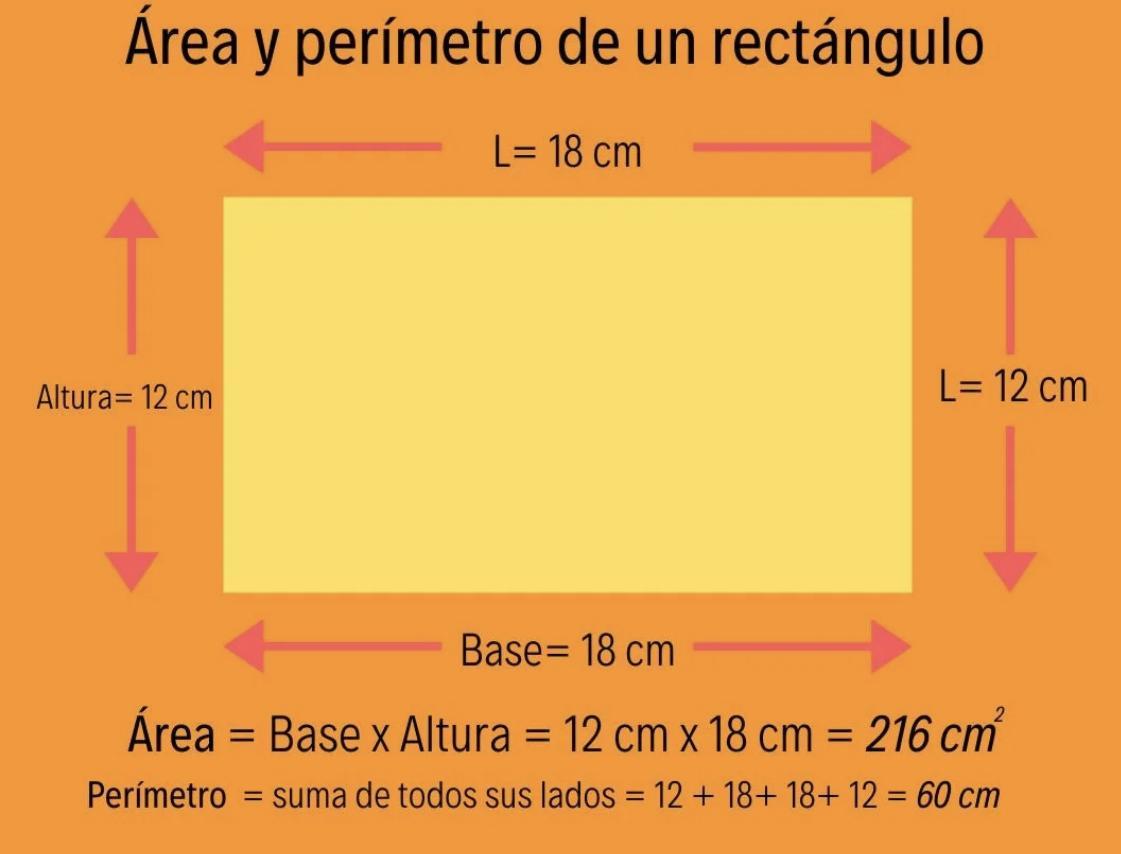 para calcular el area de un rectangulo que debo hacer