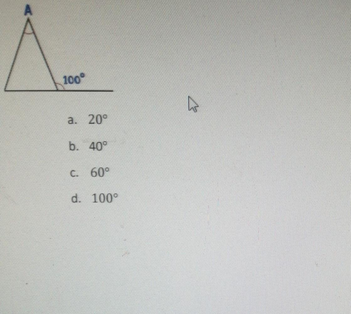 El triángulo ABC es un triangulo isosceles ¿cuanto mide el