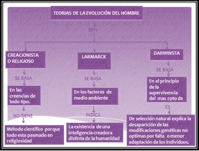 NECESITO LAS IDEAS PRINCIPALES DEL CREACIONISMO EN UN MAPA MENTAL