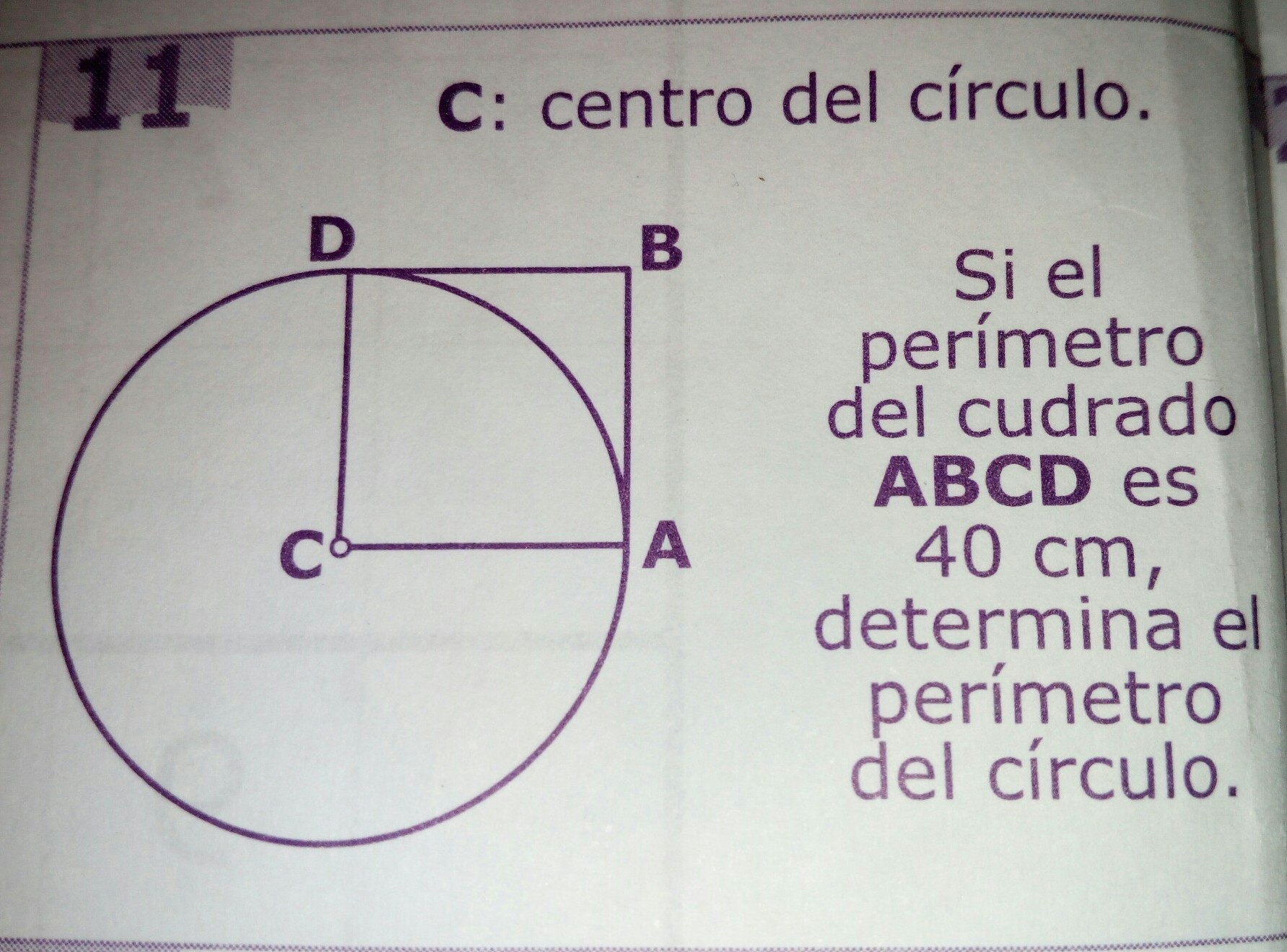 ¿cual es el perímetro de el círculo? Brainly.lat