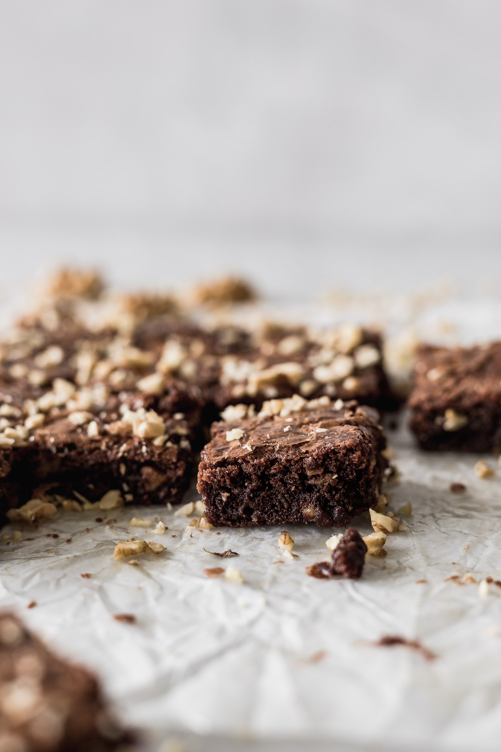 Brownies de chocolate bitter con nueces Cravings Journal