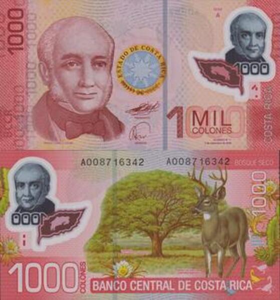 1000 Colones Costa Rica Numista
