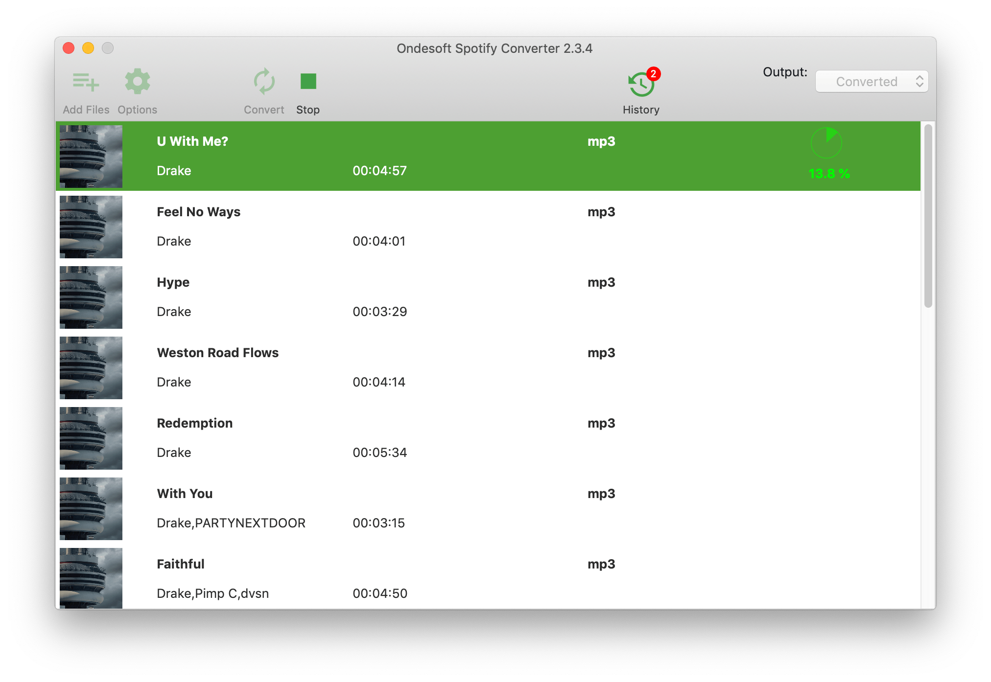 La mejor manera de descargar Drake Album Views a MP3