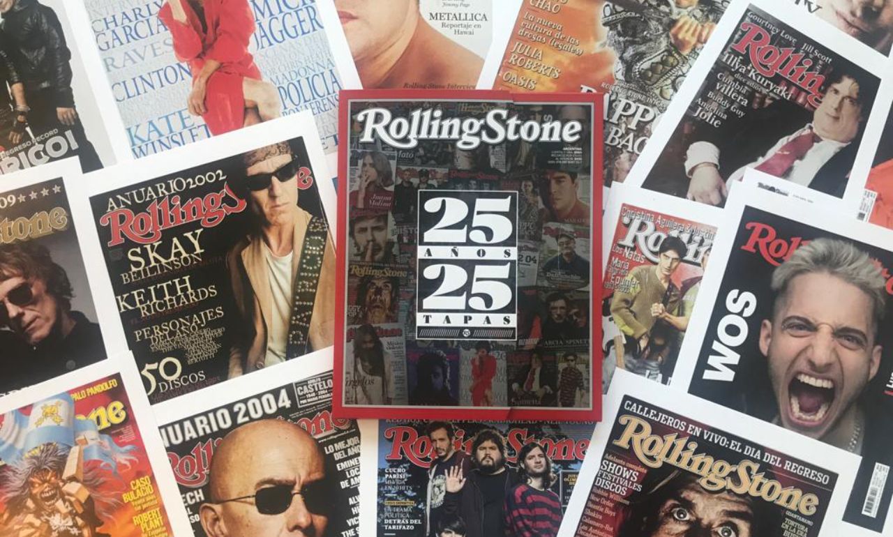 Edición especial La historia de Rolling Stone Argentina en 25 láminas