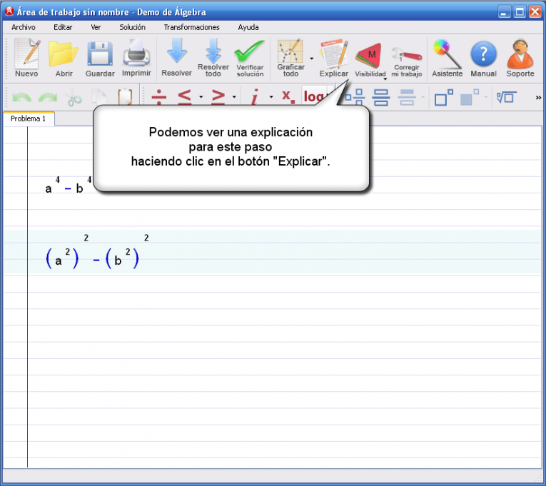 Algebrator FactorizaciÃ³n de expresiones