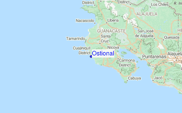 Ostional Previsiones de Olas e Boletín de Surf (Guanacaste, Costa Rica)