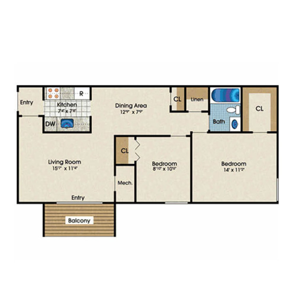 Floorplans Wellington Woods Apartments