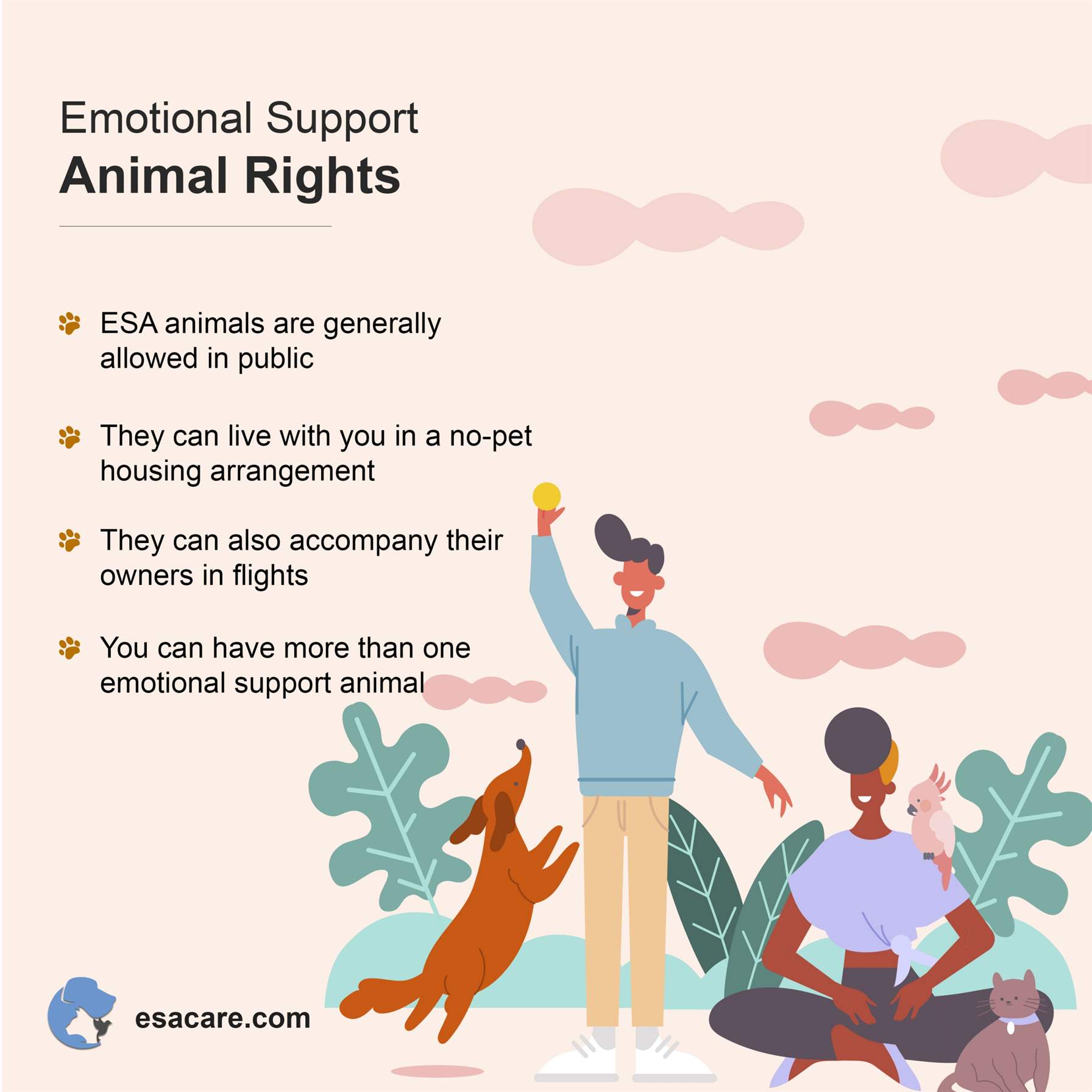 Emotional Support Animal Certification in America ESA Care