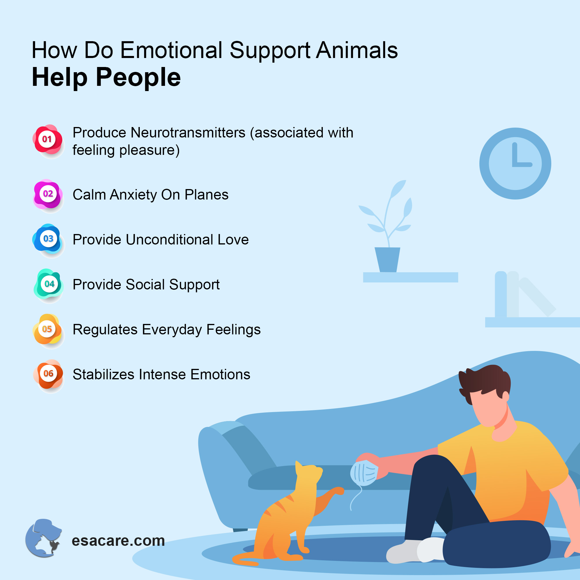 Daily Routine of Owners with their ESA Pet ESA Care