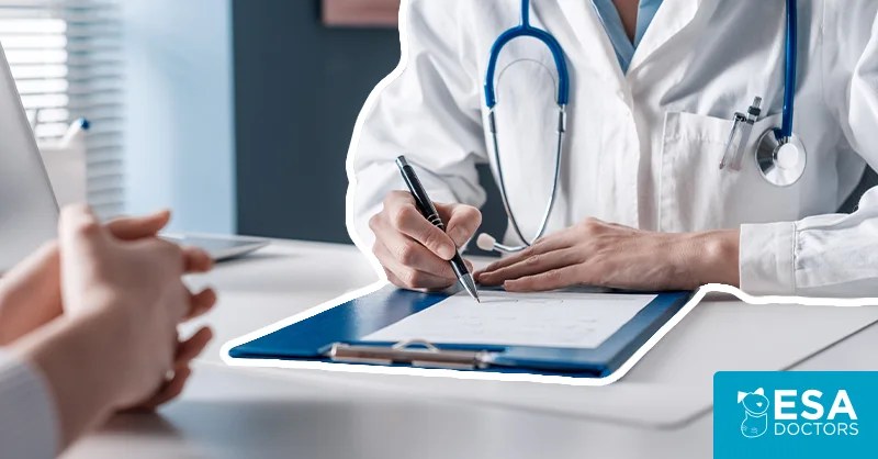 ESA Letter Template for Healthcare Professionals - ESA Doctors