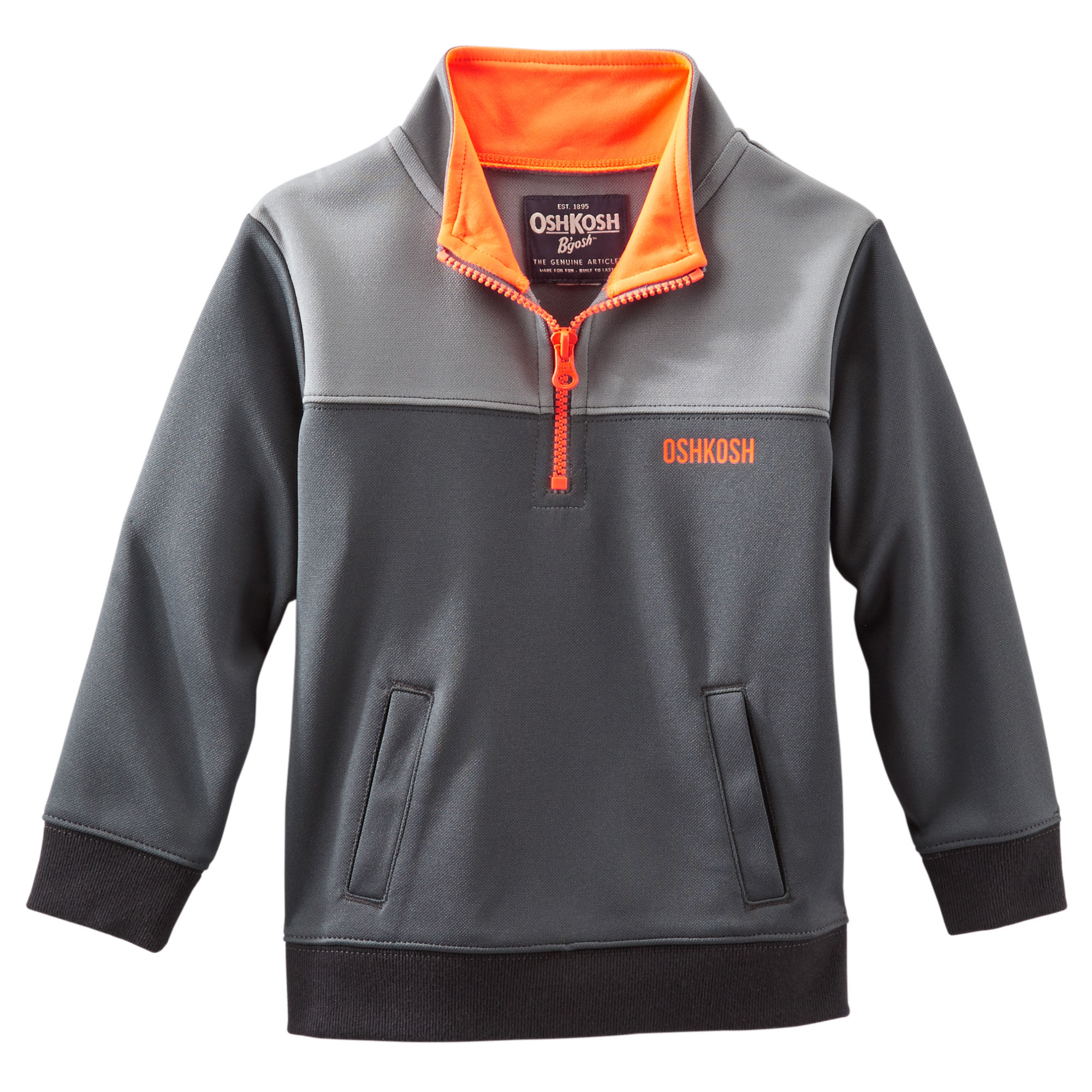 Oshkosh Boys Active Pullover Jacket Grey