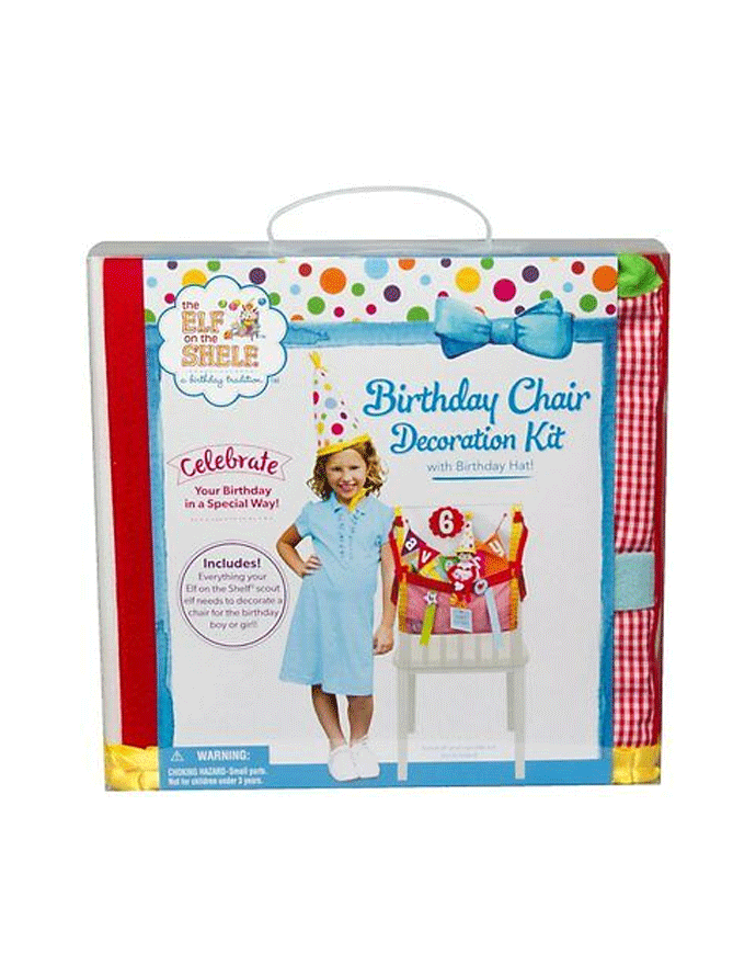 The Elf On The Shelf Birthday Chair Decoration Kit Game