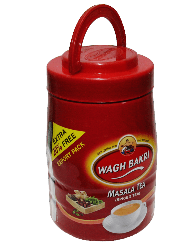 Wagh Bakri Masala Spiced Tea Jar