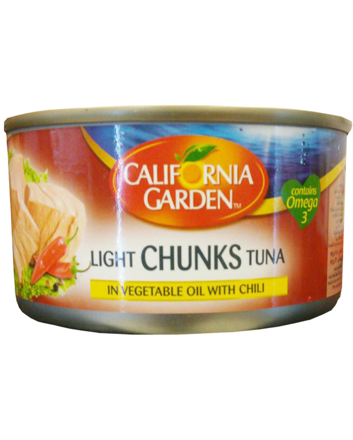 California Garden Light Chunk Tuna In Vegetable Oil With Chili
